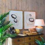 Stampe con cornice in legno Modern Living set da 2 - OrchideaMilano1981