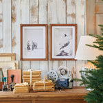 Stampe con cornice in legno Mountain Side set da 2 - OrchideaMilano1981
