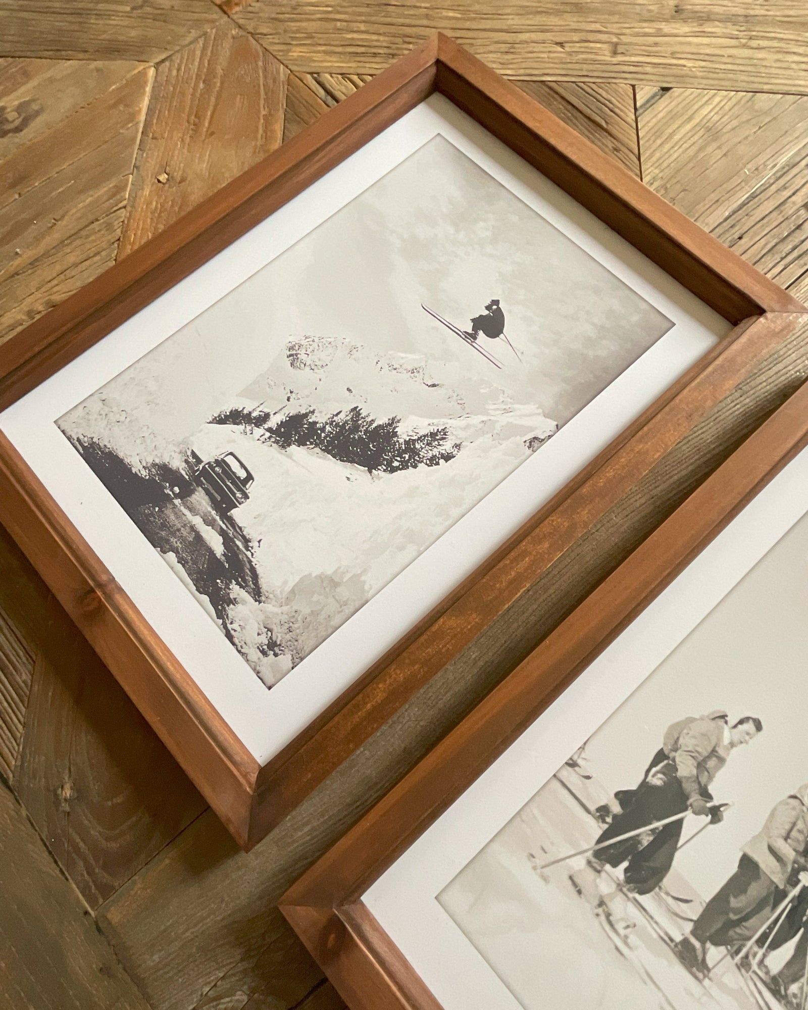 Stampe con cornice in legno Mountain Side set da 2 - OrchideaMilano1981