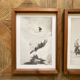 Stampe con cornice in legno Mountain Side set da 2 - OrchideaMilano1981