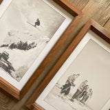 Stampe con cornice in legno Mountain Side set da 2 - OrchideaMilano1981