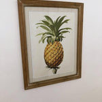 Stampe con cornice in legno Pineapple set da 2 - OrchideaMilano1981