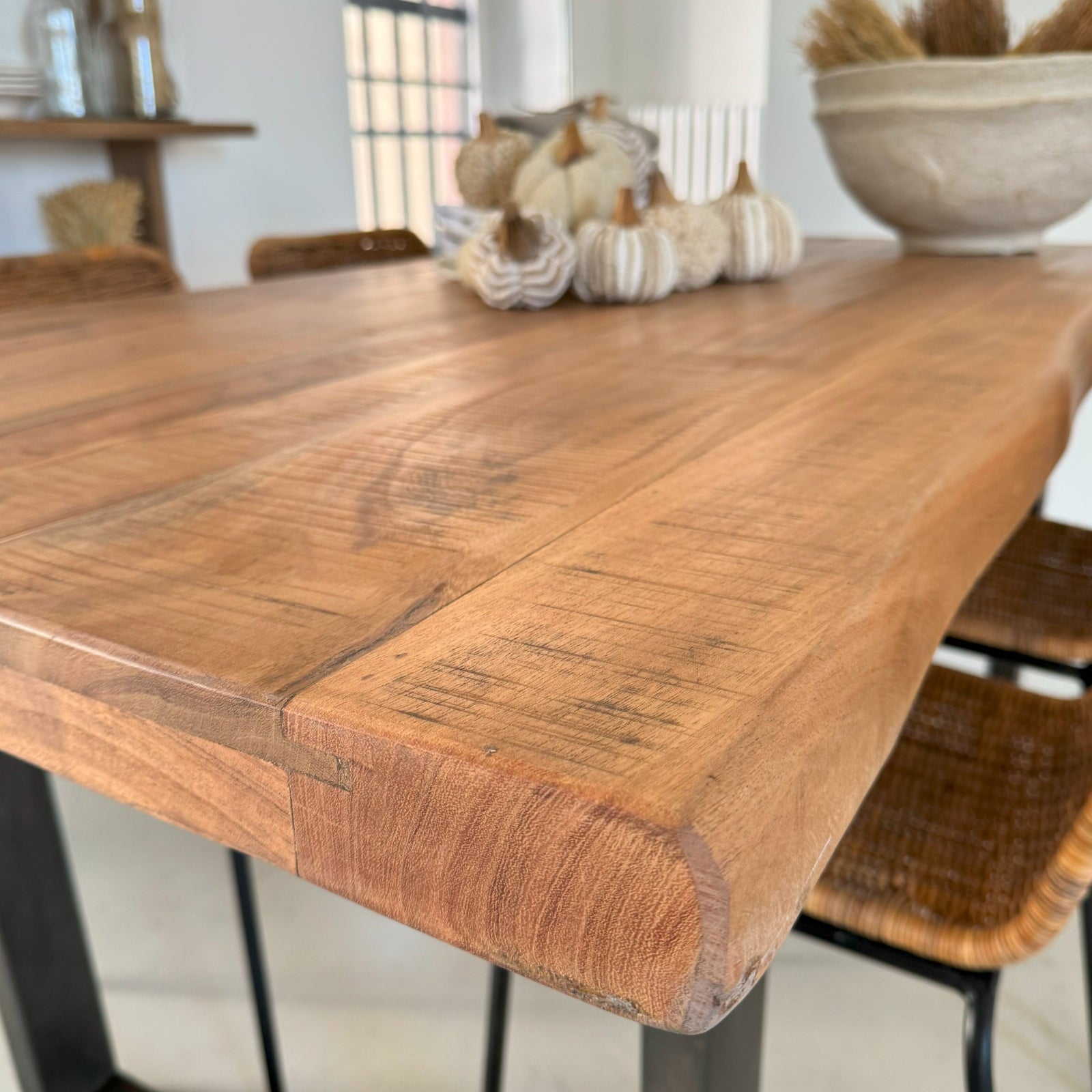Tavolo in legno e ferro Hartford 160 cm - OrchideaMilano1981