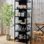 Vetrina industriale in ferro e vetro Antique Black - OrchideaMilano1981