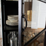 Vetrina industriale in ferro e vetro Antique Black - OrchideaMilano1981